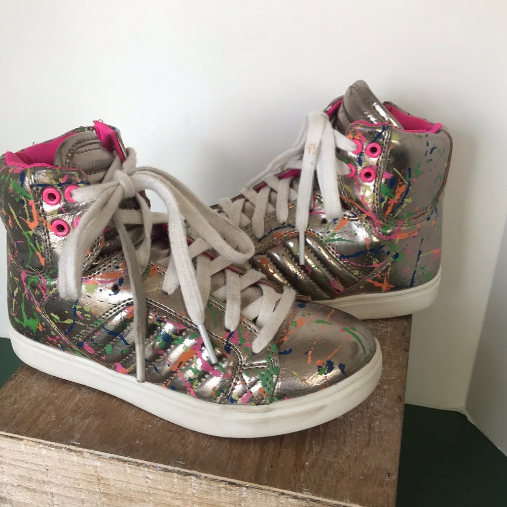 Stevies Hi-Top Girls Sneakers